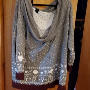 Torrid off the shoulder sweater. Beauty and the beast inspired
